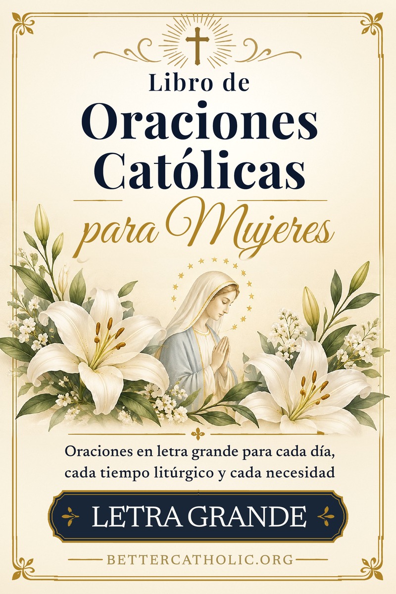Portada del libro: Libro de Oraciones Católicas para Mujeres