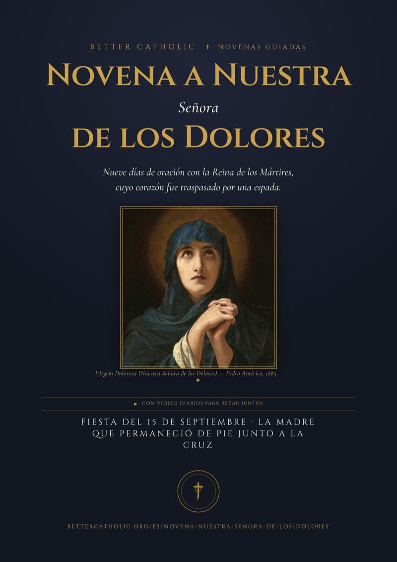 Portada del libro: Novena a Nuestra Señora de los Dolores