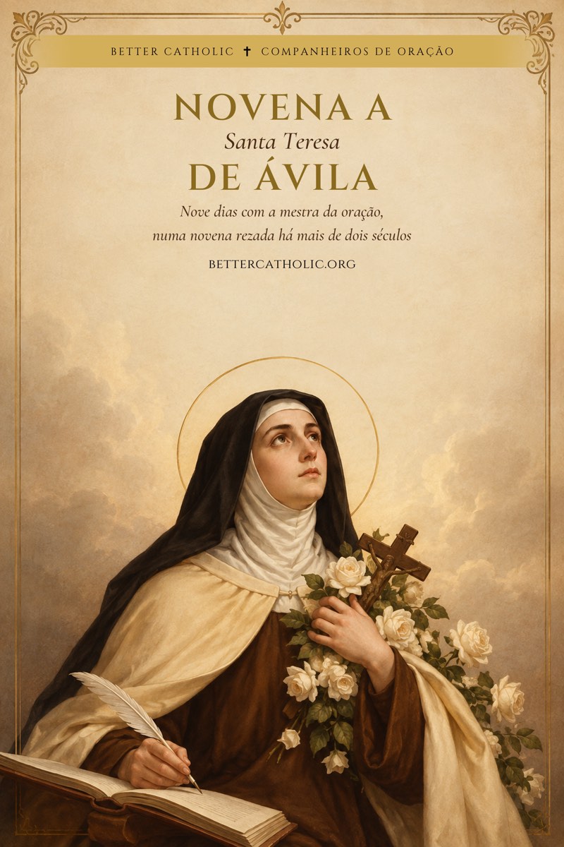 Capa do livro: Novena a Santa Teresa de Ávila