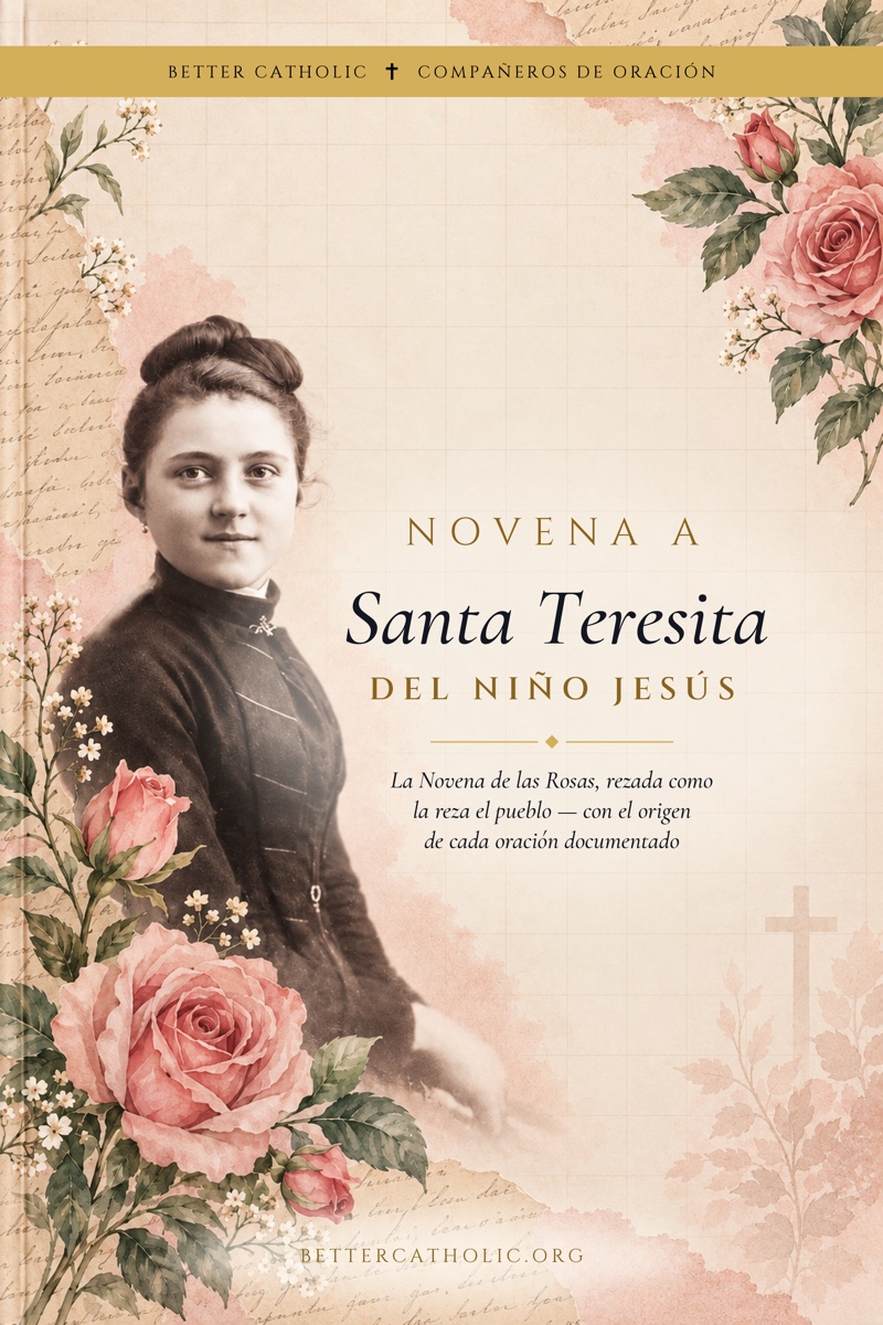 Portada del libro: Novena a Santa Teresita del Niño Jesús