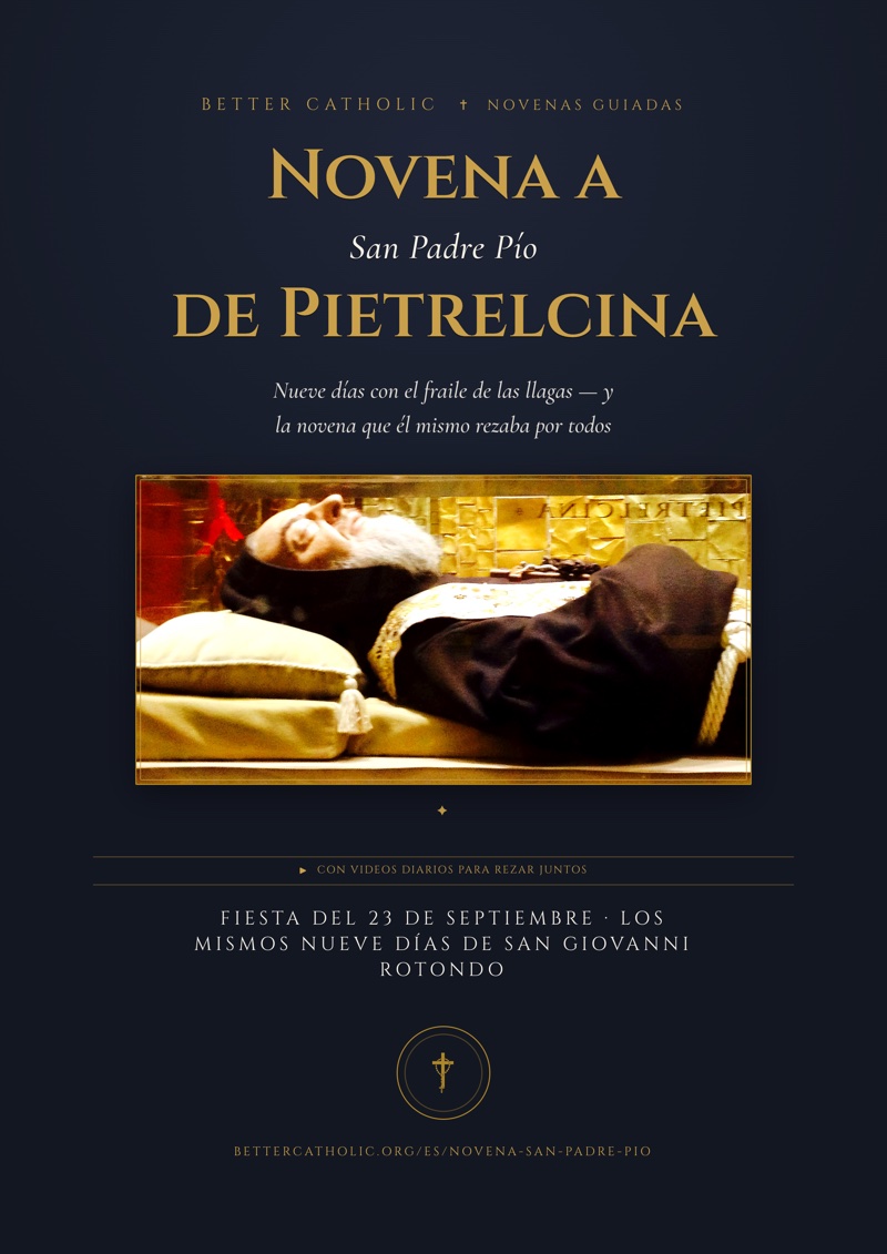 Portada del libro: Novena a San Padre Pío